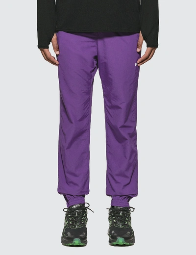 F.c. Real Bristol Nylon Easy Long Pants In Purple