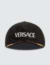 VERSACE EMBROIDERED LOGO CAP