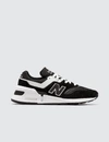 New Balance Men's Made In Us 997 Sport Low-top Sneakers In Black