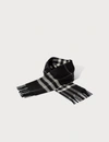 Burberry The Classic Check Cashmere Scarf In Black