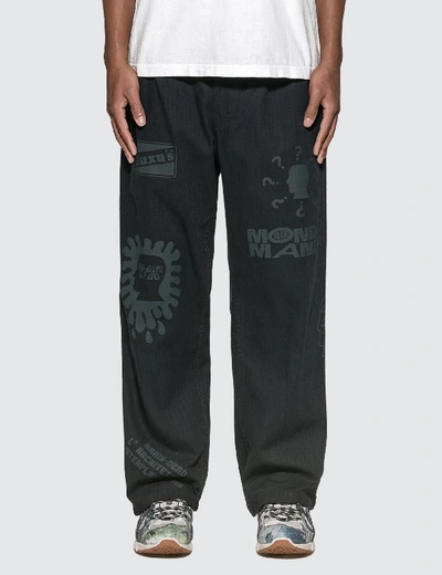Brain Dead Printed Climber Trousers In Blue