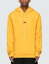 424 Kapuzenpullover Mit Logo-stickerei In Yellow