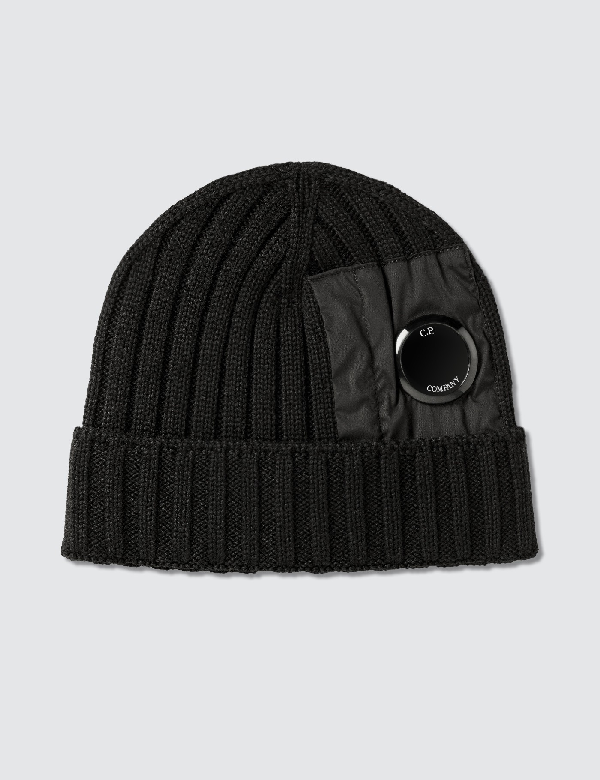 cp company lens beanie