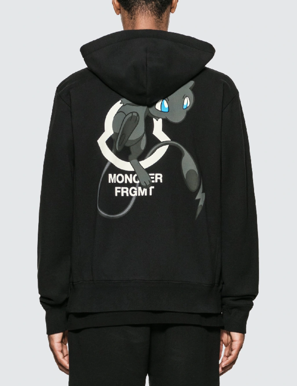 MONCLER GENIUS fragment hoodie パーカー Moncler Genius X Fragment Design Mew Print Zip Hoodie In Black