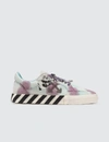 Off-white Vulcanized Tie-dye Low-top Sneakers In White