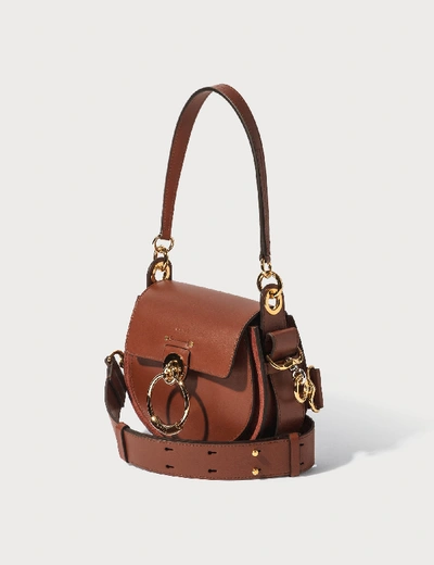 Chloé Small Tess Bag In Brown