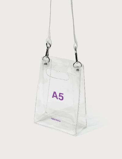 Nana-nana A5 Pvc Shopping Bag In Transparent