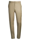 ISAIA MEN'S SOLID WOOL TROUSERS,400011675776