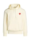 COMME DES GARÇONS PLAY EMBROIDERED HEART HOODIE,400011511936