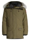 Canada Goose Langford Fur-trim Parka In Military Green