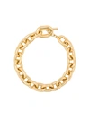 Rabanne Xl Link Short Chain Necklace In Gold