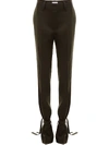 JW ANDERSON TIE HEM SLIM FIT TROUSERS