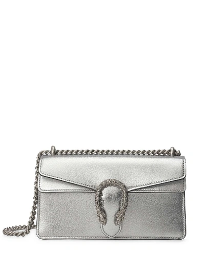 Gucci Small Dionysus Shoulder Bag In Silver