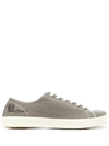 Maison Margiela Brown Canvas Tabi Sneakers In Grey