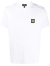 Belstaff Logo-patch Cotton-jersey T-shirt In White