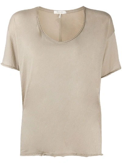 Rag & Bone 'the Gaia' T-shirt In Neutrals