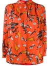 CHRISTIAN WIJNANTS TUGELA BIRD-PRINT BLOUSE