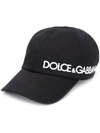 Dolce & Gabbana Dolce And Gabbana Black Dna Baseball Cap