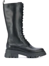 ASH LULLABY COMBO KNEE-HIGH BOOTS
