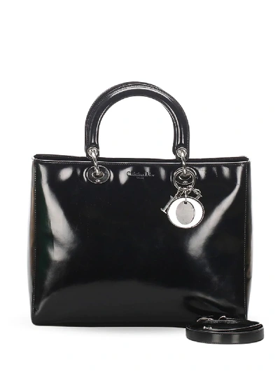 Pre-owned Dior Lady  Tote Bag In Black