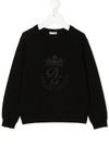 Dolce & Gabbana Heritage Embroidery Jumper In Black