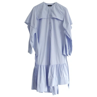 Pre-owned Eudon Choi Blue Cotton Dress