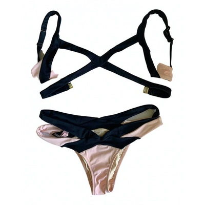 Pre-owned Agent Provocateur Pink Cotton - Elasthane Swimwear