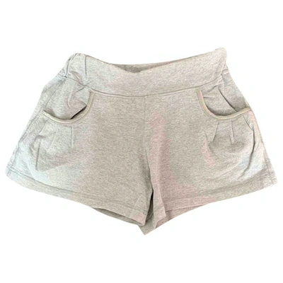 Pre-owned Blumarine Grey Cotton - Elasthane Shorts