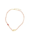 ANNI LU SHELL-PENDANT BEADED NECKLACE