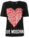 LOVE MOSCHINO LOGO PRINT T-SHIRT