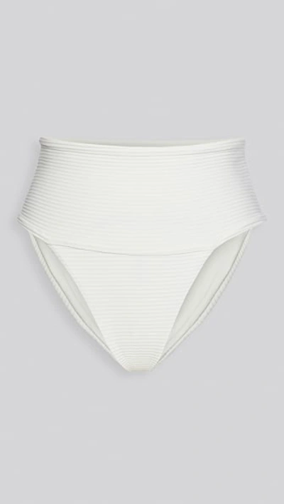L*space Desi High Waist Bikini Bottoms In White