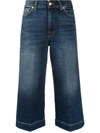 7 FOR ALL MANKIND LUXE VINTAGE WIDE-LEG CROPPED JEANS