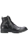 Officine Creative Ankle Boots In Black
