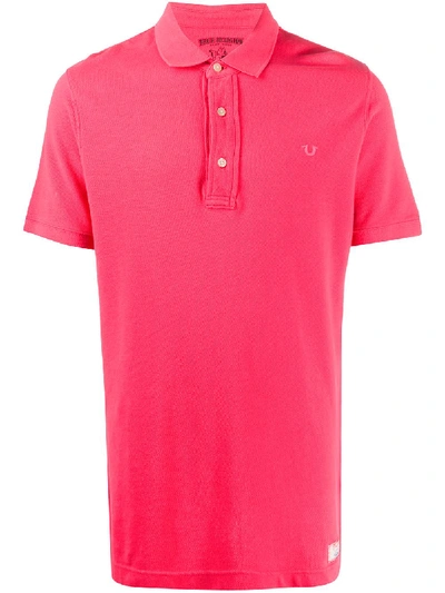 True Religion Slim-fit Polo Shirt In Red