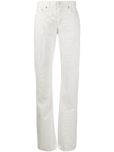 Pre-owned Helmut Lang 1990s Straight-leg Jeans In White