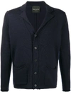 ROBERTO COLLINA NOTCHED COLLAR CARDIGAN