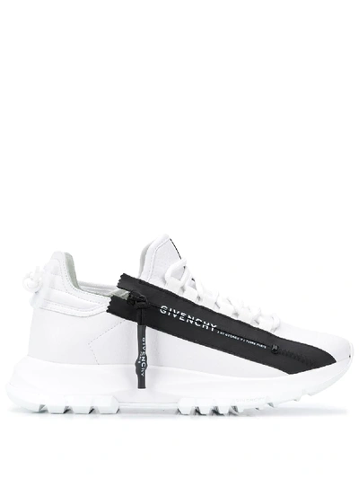 Givenchy Spectre Zip-detail Low-top Sneakers In White