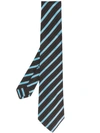 KITON STRIPED PRINT TIE