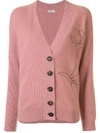 BRUNELLO CUCINELLI ROSE DETAIL CASHMERE CARDIGAN