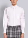 THOM BROWNE LIGHT PINK COTTON OXFORD LONG SLEEVE SATIN WEAVE 4-BAR SHIRT,MWL001A0649614776800