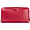 Dolce & Gabbana Zip Around Wallet In Ciliegia / Rosso