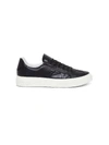 FERRAGAMO BORG LEATHER SNEAKERS,11453133