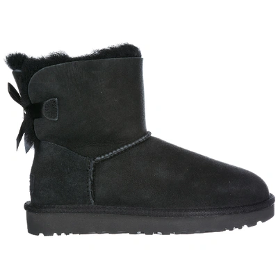 Ugg Mini Bailey Bow Ii Boots In Black