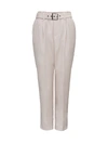 BRUNELLO CUCINELLI WOOL TROUSERS WITH BELT,11453090