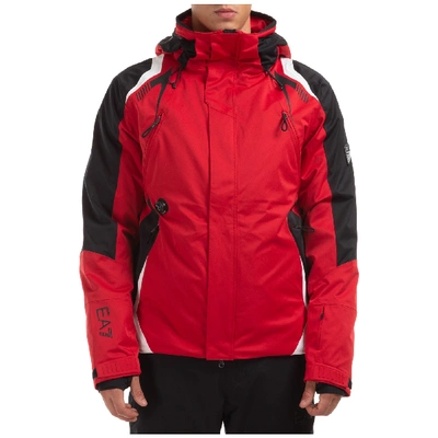 Ea7 Emporio Armani  Textum 7 Ski Jackets In Racing Red