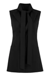RED VALENTINO BELTED LONG waistcoat,11452469