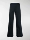 JIL SANDER BOOTLEG CROPPED TROUSERS,15593376