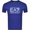 EA7 EA7 EMPORIO ARMANI T SHIRT BLUE,137844