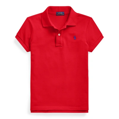 Polo Ralph Lauren Kids' Cotton Mesh Polo Shirt In Rl 2000 Red