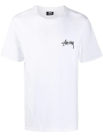 Stussy T-shirt Mit Pilze-print In White